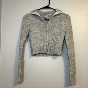 American Eagle Crop Cardigan Sweater Size Small